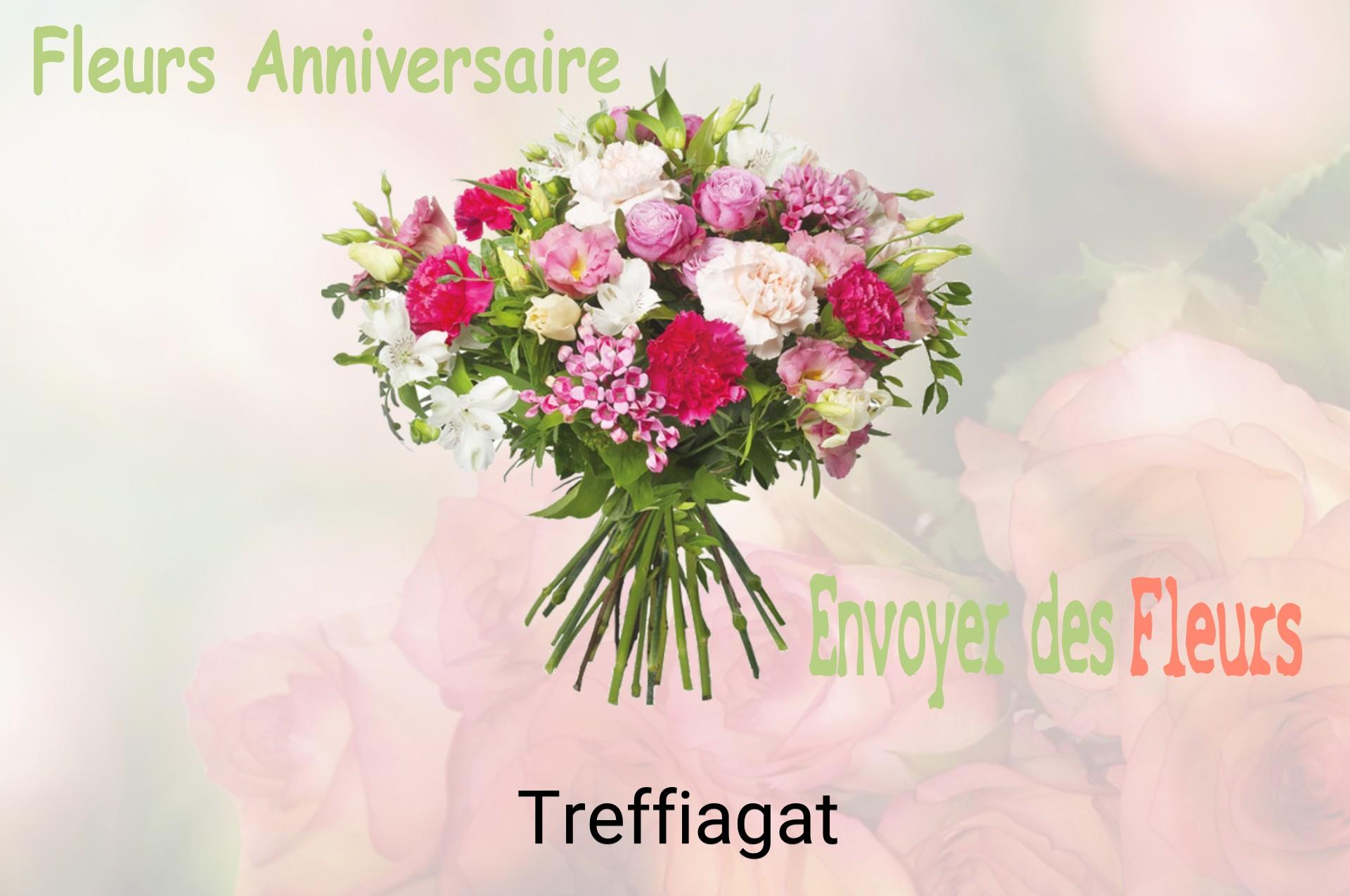 Bouquet de fleurs d’anniversaire livré à Treffiagat