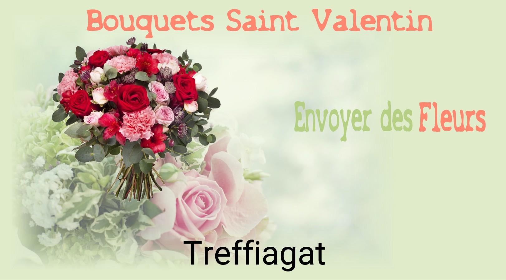 Roses de Saint-Valentin livrées à Treffiagat